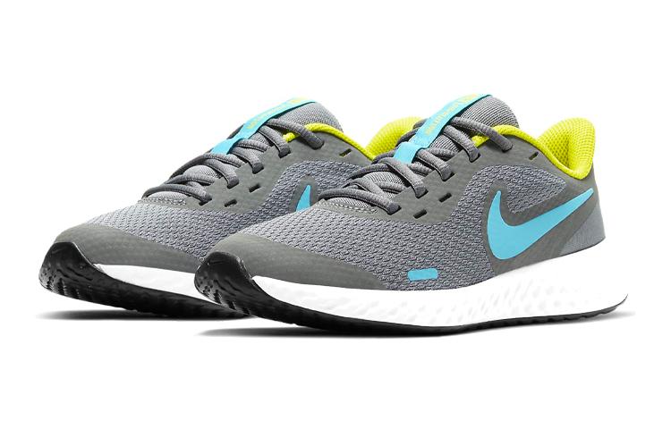 Nike Revolution 5 'Grigio Fumo Blu Cloro' Gs BQ5671-019