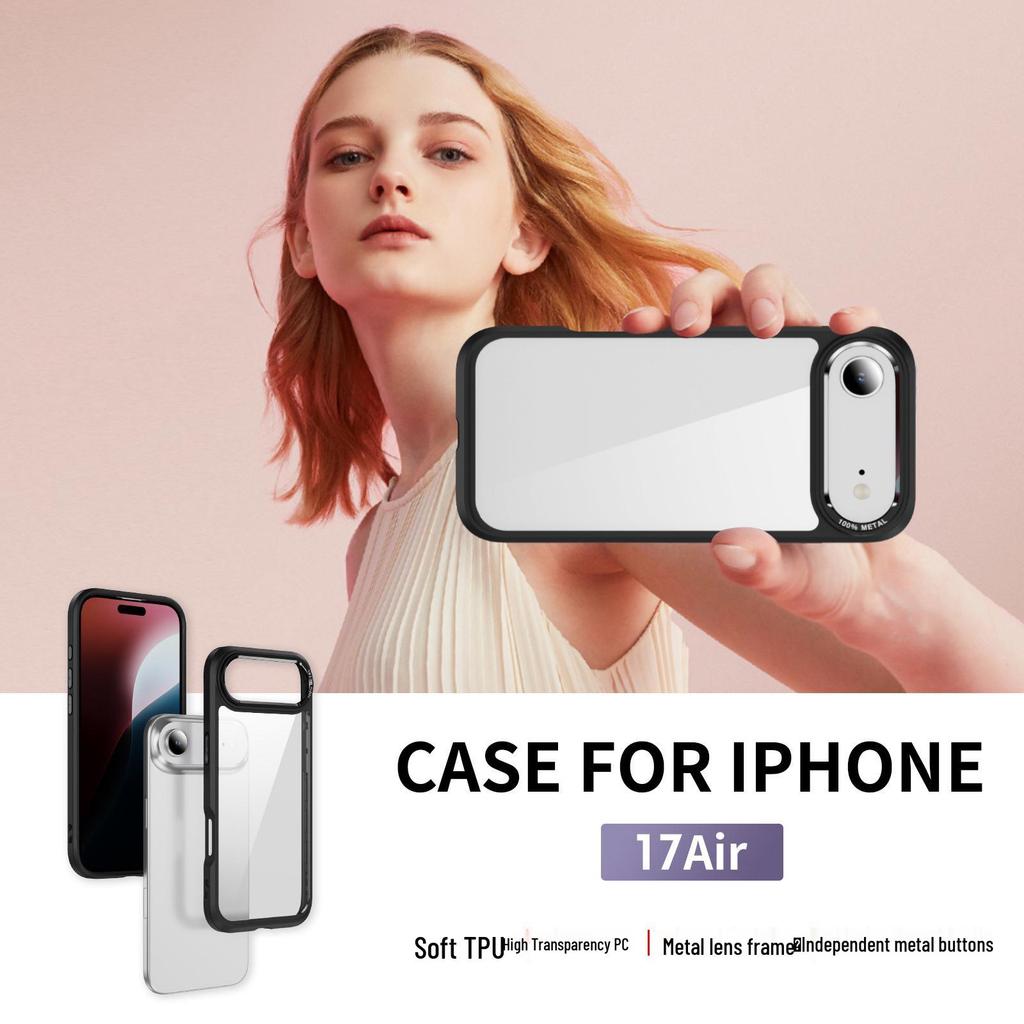 High-Transparency Acrylic Lens Protector Case for iPhone 17 Air