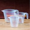 3Pcs/Set Baking Liquid Measuring Cups PVC Scale Cup Plastic Measuring Volume Beaker Kitchen Baking Tools