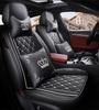 Dr. Jie European Style Full Leather Car Seat Cover - All-Season, Wear-Resistant, Universal Fit