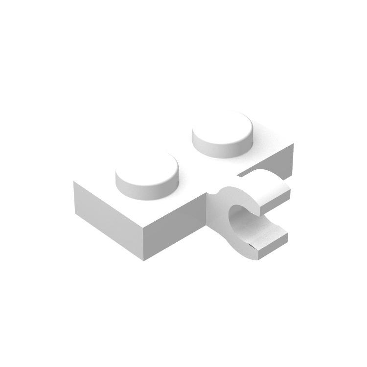 MOC Accessories Series Compatible With 11476 1x2 Side Longitudinal Clamping Plate Building Blocks Educational Toy Part Model Set