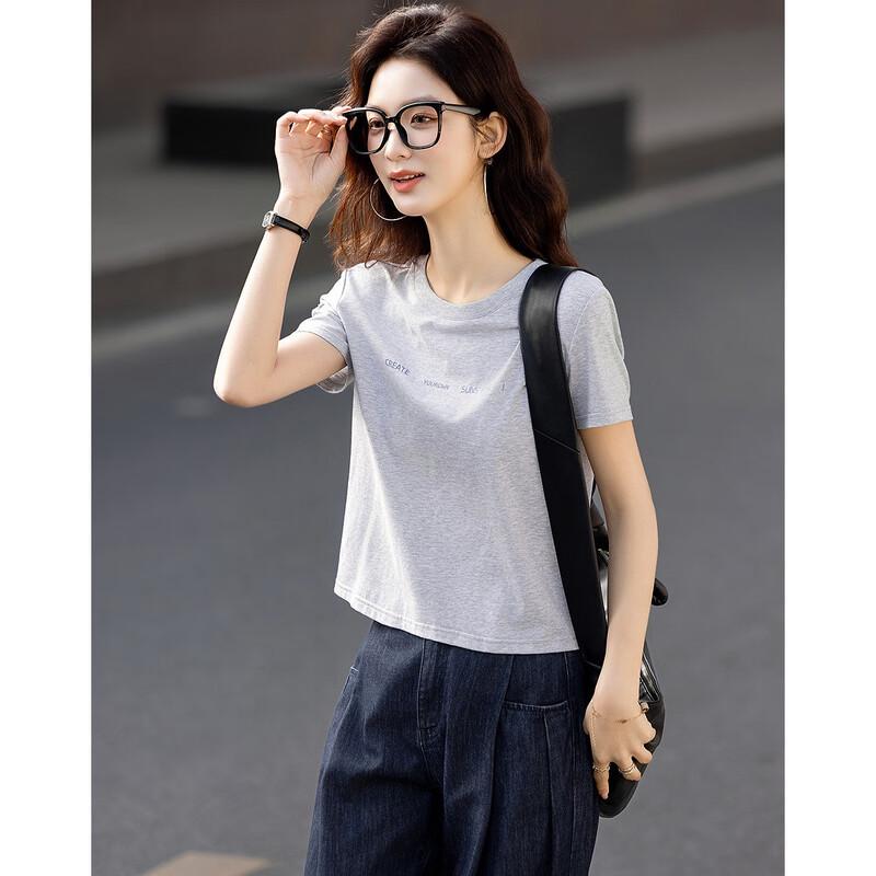 Women's Dry-Fit Print Round Neck Short Sleeve T-Shirt