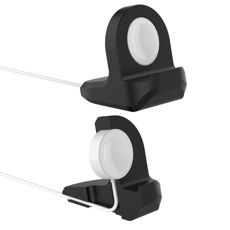 Watch Charging Dock Station Anti-slip Silicone Charger Stand for Watch 12345678 SE, SE2, Watch-ultra Smartwatches