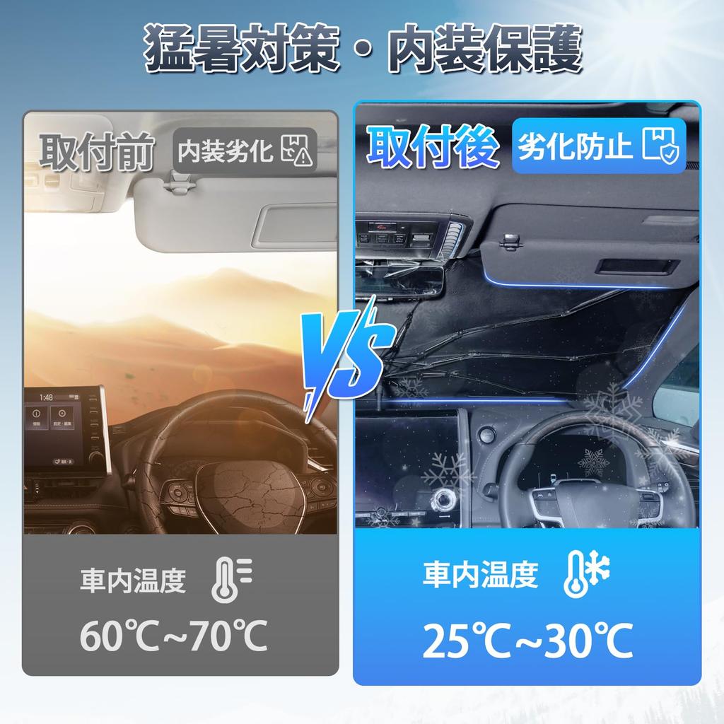 from Improved Mozan Nissan Roox B40 Series Dedicated Sunshade Windshield Shade Umbrella Parasol Umbrella Type Sunshade UV Cut 10 Ribs Fiberglass