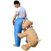 Déguisement Gonflable Animal Mordant les Fesses de Chien pour Fête d'Halloween Tenue Gonflable Festive pour Animal avec Fonctionnalité de Morsure aux Fesses