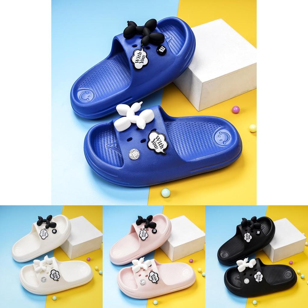 Practical Cute And Summer Slippers For Kids Cartoon Dog Design Eva Nonslip Shoes
