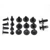 50PCS Car Fastener 6mm Auto Fasteners Rivets Clips Car Bumper Door Panel Fender Liner Clips Retainer for Universal Car
