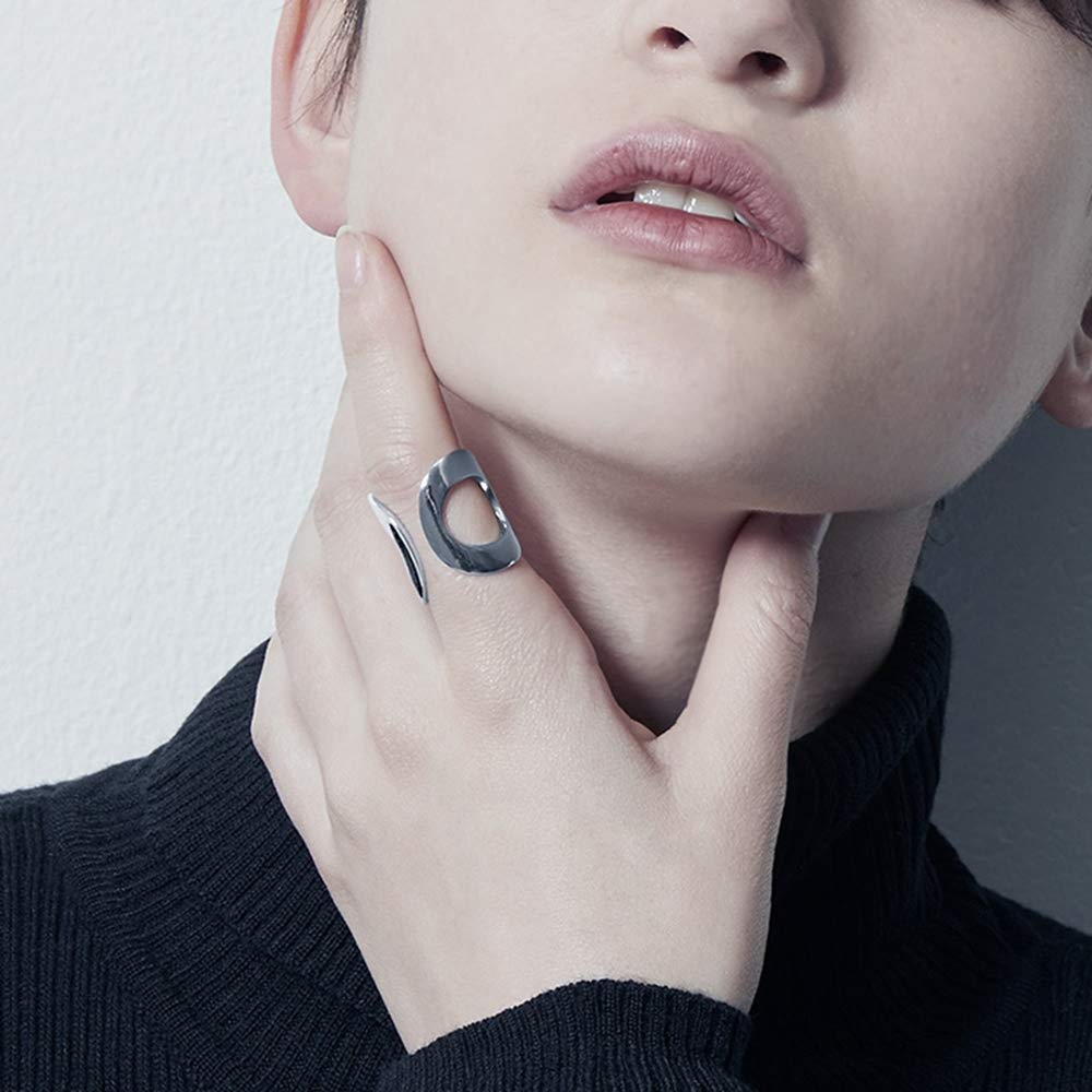 Ring SILVER925 Made in Japan Free Size Accessory Simple Unisex Silver Simple KLON RING INFINITY LARGE Women's Men's