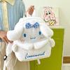 Adorable Cartoon Kuromi Backpack Large Capacity Stylish Jk Uniform Pudding Dog Design