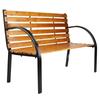 HI - HI Brown Park Bench 122x60x81 Cm