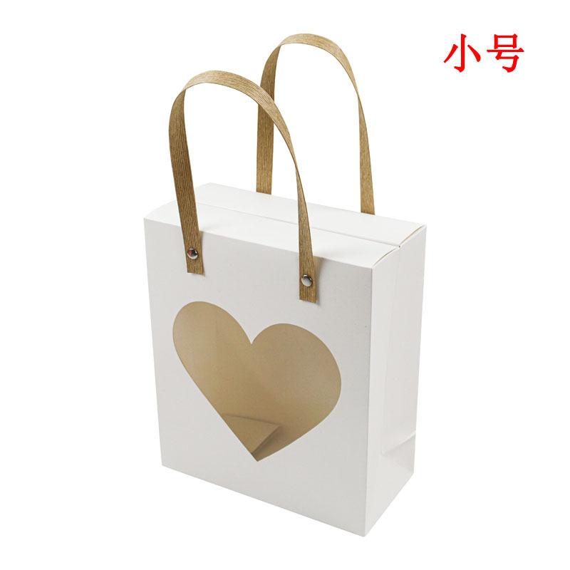 

Heart Window Gift Bag Valentine S Day Wedding Anniversary Party Souvenir Tote Bag