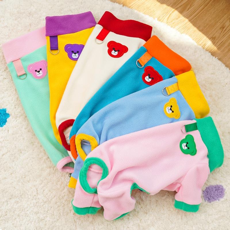 Four-legged Clothes for Pets and Cats, Autumn and Winter Outerwear for Dogs, and Can Be Used To Lead Cats