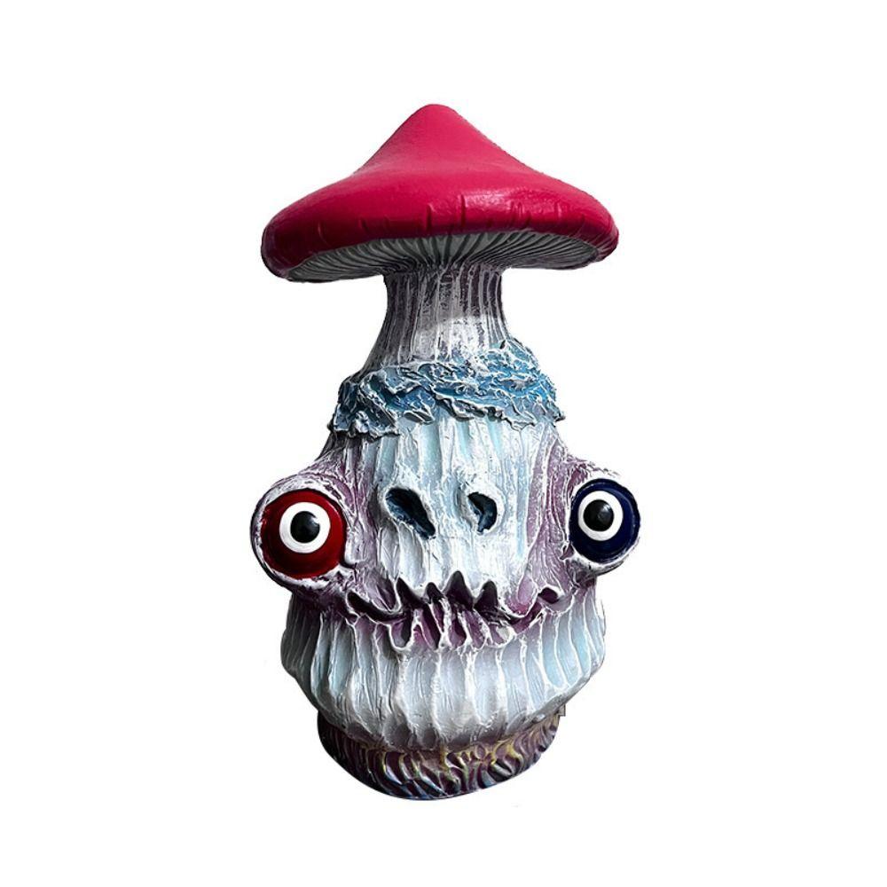 Ornaments Mushroom Statue Resin Crafts Resin Figurine Halloween Mushroom Sculpture Home Decoration