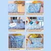 11Pcs Vacuum Storage Bag Reusable Hand Pump Compressed Clothes Pillow Organizer