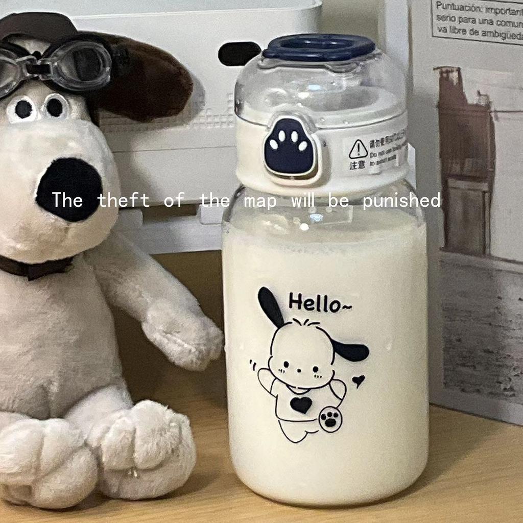Water bottle simple ins cute high value straw cup female summer student adult girl plastic small portable water cup
