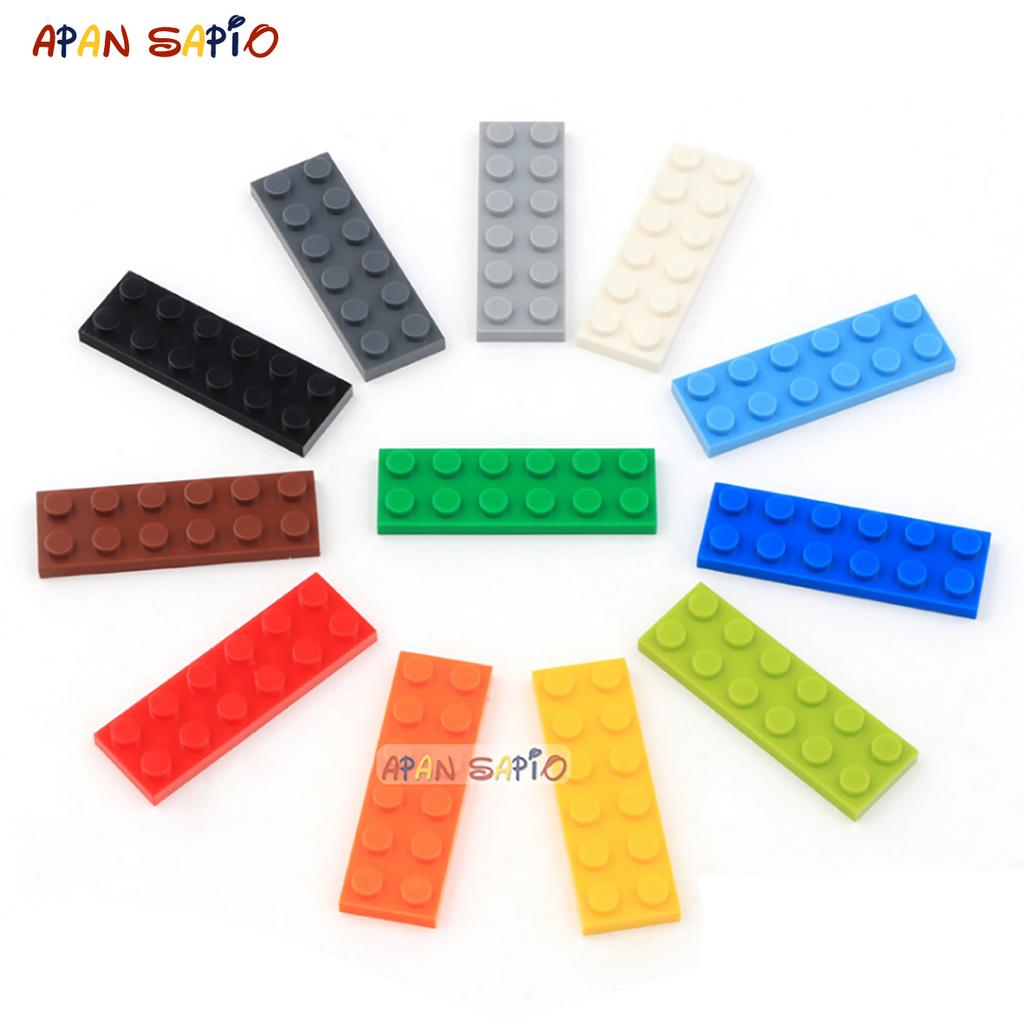 40pcs DIY Building Blocks Thin Figures Bricks 2x6 Dots 12Color Educational Creative Size Compatible With 3795 Toys for Children