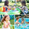 6/10/24 Stück Wiederverwendbare Wasserbälle, Silikon-Wasserballons, Aufblasbare Wasserspielzeuge für Poolspaß - Zufällige Farben