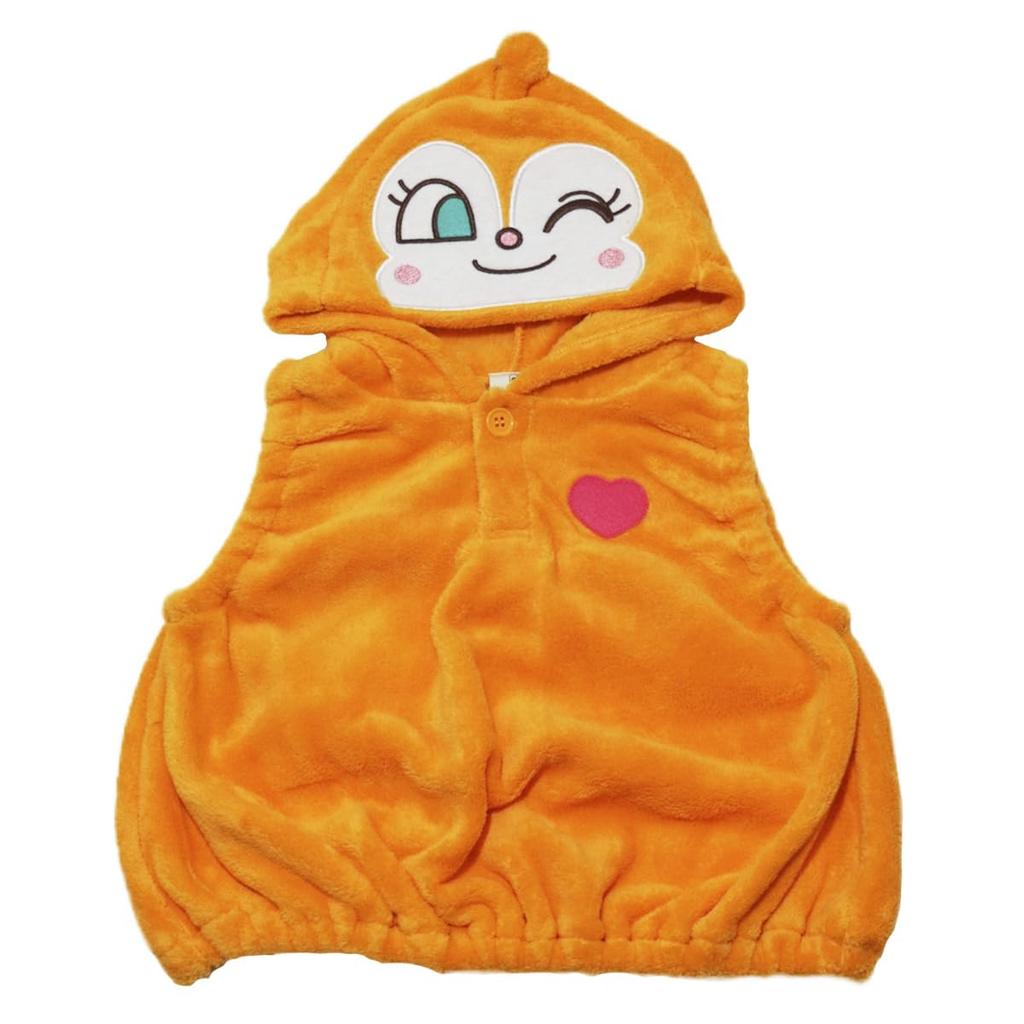 Bandai Winter Baby Warm Fleece Orange Fall/Winter Item, Wear, fa7918azz, Dokin-chan Vest,