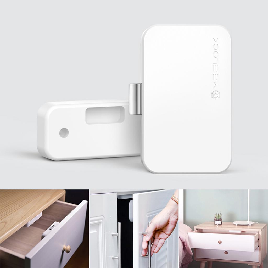 YEELOCK Smart Drawer Lock ZNGS01YSB Keyless Lock APP Management Anti-theft Children Lock