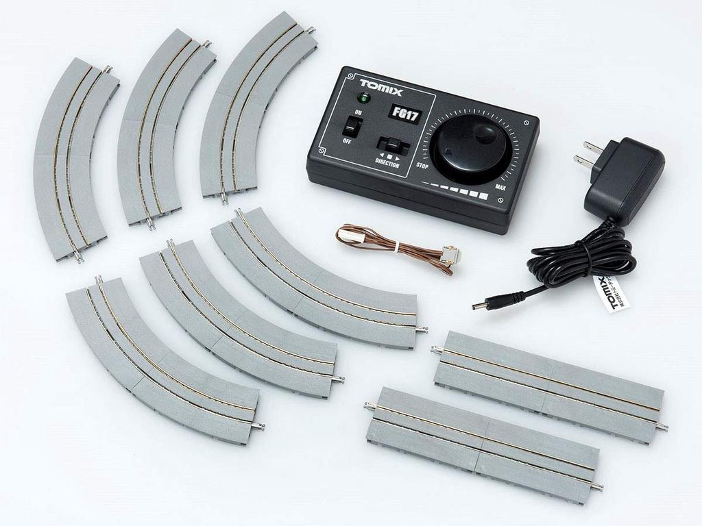 TOMIX N Gauge Wide Tram Model Train Driving Set 90099 Railway Model Rail Set Gray