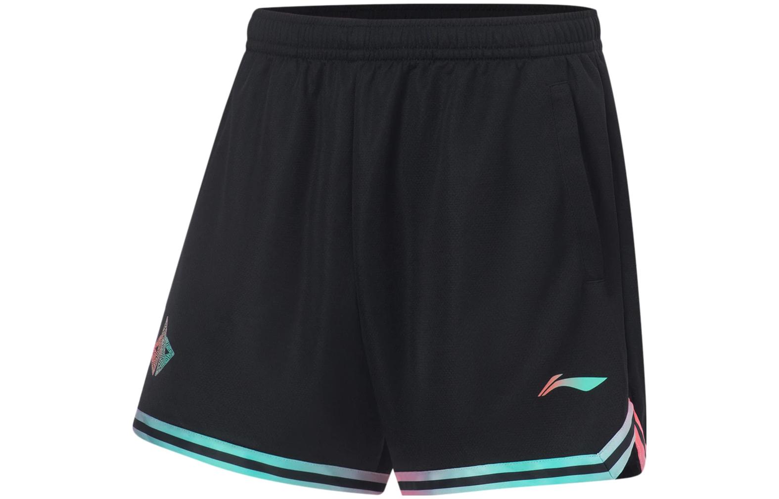 Li Ning Sports Basketball Collection Basketball Shorts Men s Black AAPT043-12 L