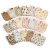 Baby Feeding Drool Bib Ruffle Floral Infants Saliva Towel Soft Cotton Burp Cloth For Newborn Toddler Kids Bibs New Baberos Bebe