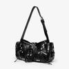 Damen Tasche 2026 Y2K PU Nieten Mode Luxus Neu Vintage Lokomotive Stil Umhängetasche Pures und Taschen Crossbody Mädchen