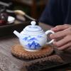 Chiński Jingdezhen Vintage Porcelanowy Ceramiczny Czajniczek z Zaparzaczem, Jaśminowy Oolong Kwiatowy, Ceremonia Herbaty Te Guan Yin