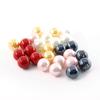 Half-drilled Round Shell Pearl Beads for DIY Jewelry: Earrings, Ornaments, Rings, Semi-finished Products, Buttons
