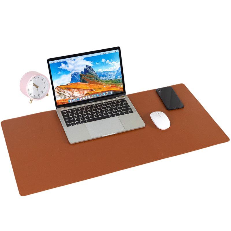 Extra Large Leather Cork Mouse and Keyboard Desk Pad for Office
