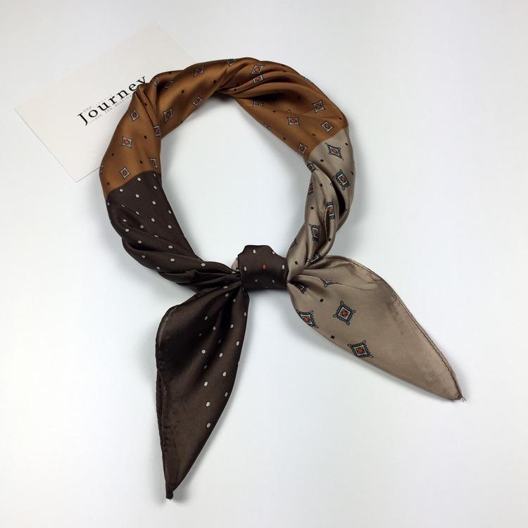 Small Silk Scarf Women'S Season Small Square Scarf Summer Scarf Versatile Fashion Decoration Professional Small Scarf Tide