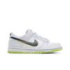 Dunk Low Grade School '3D Swoosh' (Unisex) White / Blackened Blue / Volt Kids' Skateboarding Shoes DV3478 100