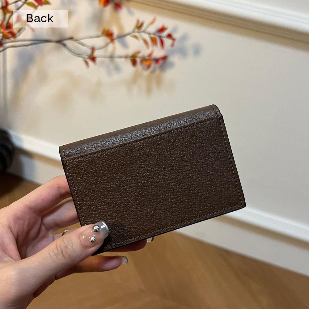 2025 Πολυτελές Πορτοφολάκι για Κέρματα από Γνήσιο Δέρμα Στυλ με Επωνυμία Θήκες για Κάρτες για Γυναίκες Υψηλής Ποιότητας Πρώτη Στρώση Δέρματος Αγελάδας Μίνι Πορτοφόλι