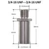Adattatore Piastra Sandwich Filtro Raffreddatore Olio SK Viti di Fissaggio Sensore M18*1.5 3/4-16 UNF M20*1.5 M22*1.5 Barra Filettata in Acciaio Inossidabile