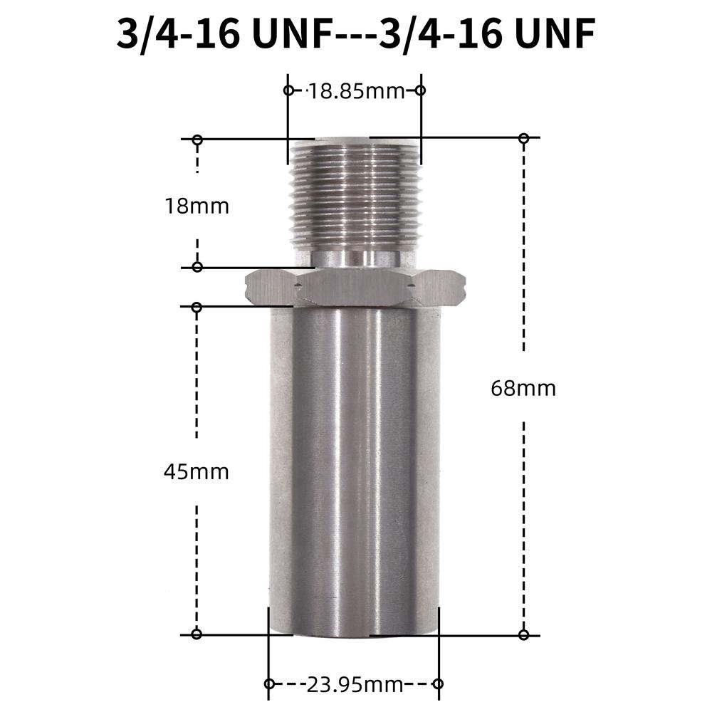 Adattatore Piastra Sandwich Filtro Raffreddatore Olio SK Viti di Fissaggio Sensore M18*1.5 3/4-16 UNF M20*1.5 M22*1.5 Barra Filettata in Acciaio Inossidabile