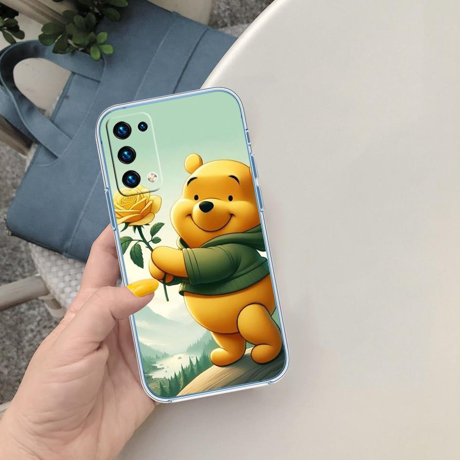 

CJ104 Winnie the Pooh Phone Case for Motorola Moto Edge 20 30 40 50 S30 Fusion Ultra Pro Neo Lite + G200 G23 Motorola Edge 20
