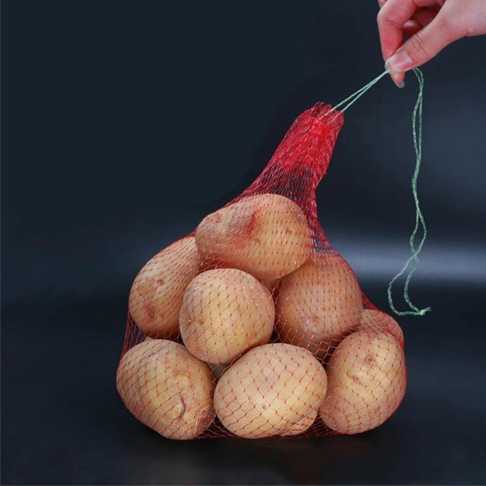 With Straps Hanging Watermelon Mesh Bag Reusable Garden Netting  For Garden Planting