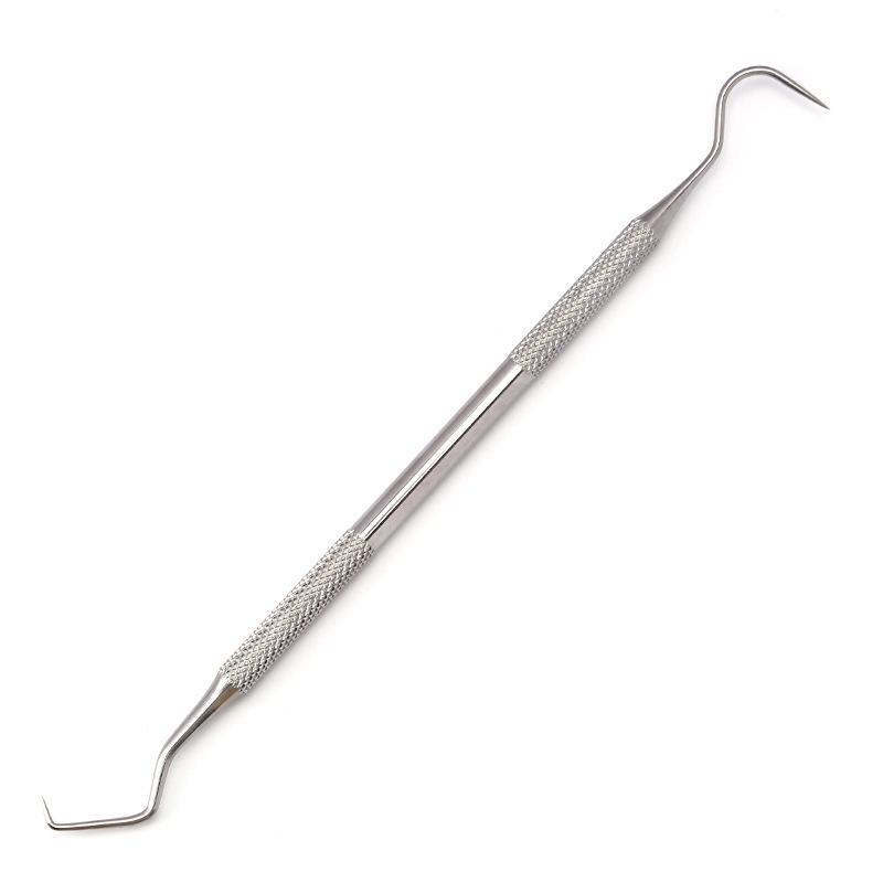 5-Piece Stainless Steel Dental Tool Set with Mouth Mirror