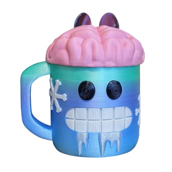 Smile Face Ice Cream Cup Holder Reusable Insulated Ice Cream Pint Sleeve 16oz Novelty Ice Cream Accessory