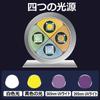 Alonefire SV124 EDC UV Yellow and White Digital Pet Urine for Gemstones and with Small Focusing Flashlight, Small, 365nm/395nm Blacklight, Light,