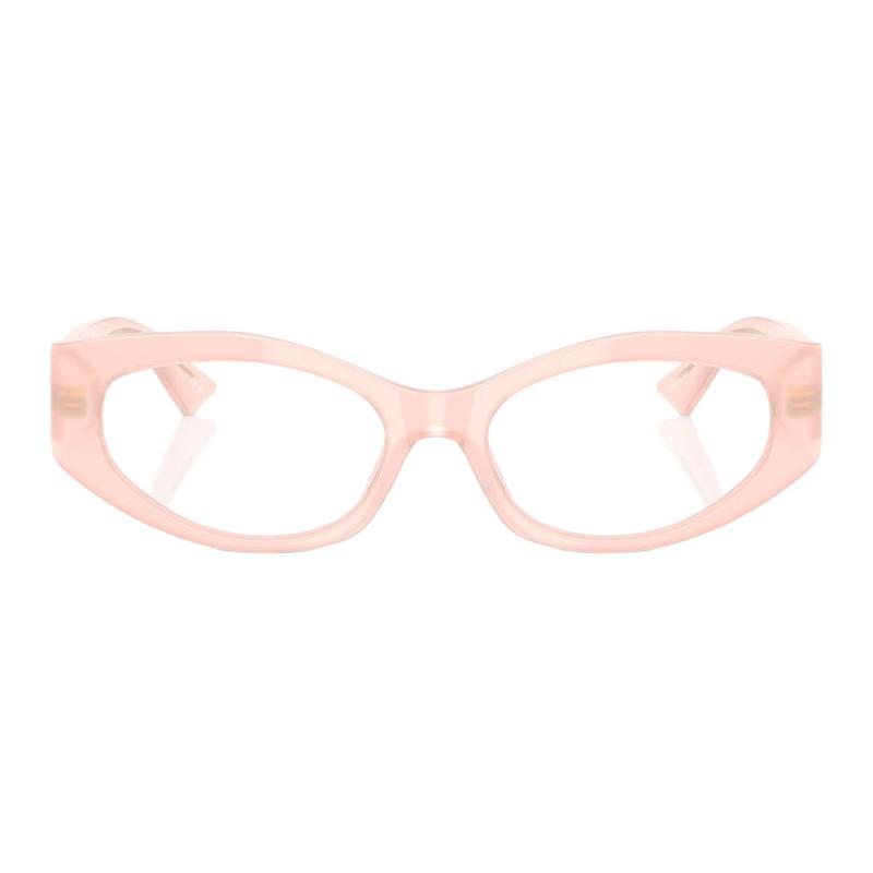 Versace Full Frame Design Acetate Fiber Irregular Optical Frame Women's Pink 20594483 VE3369-pink 51