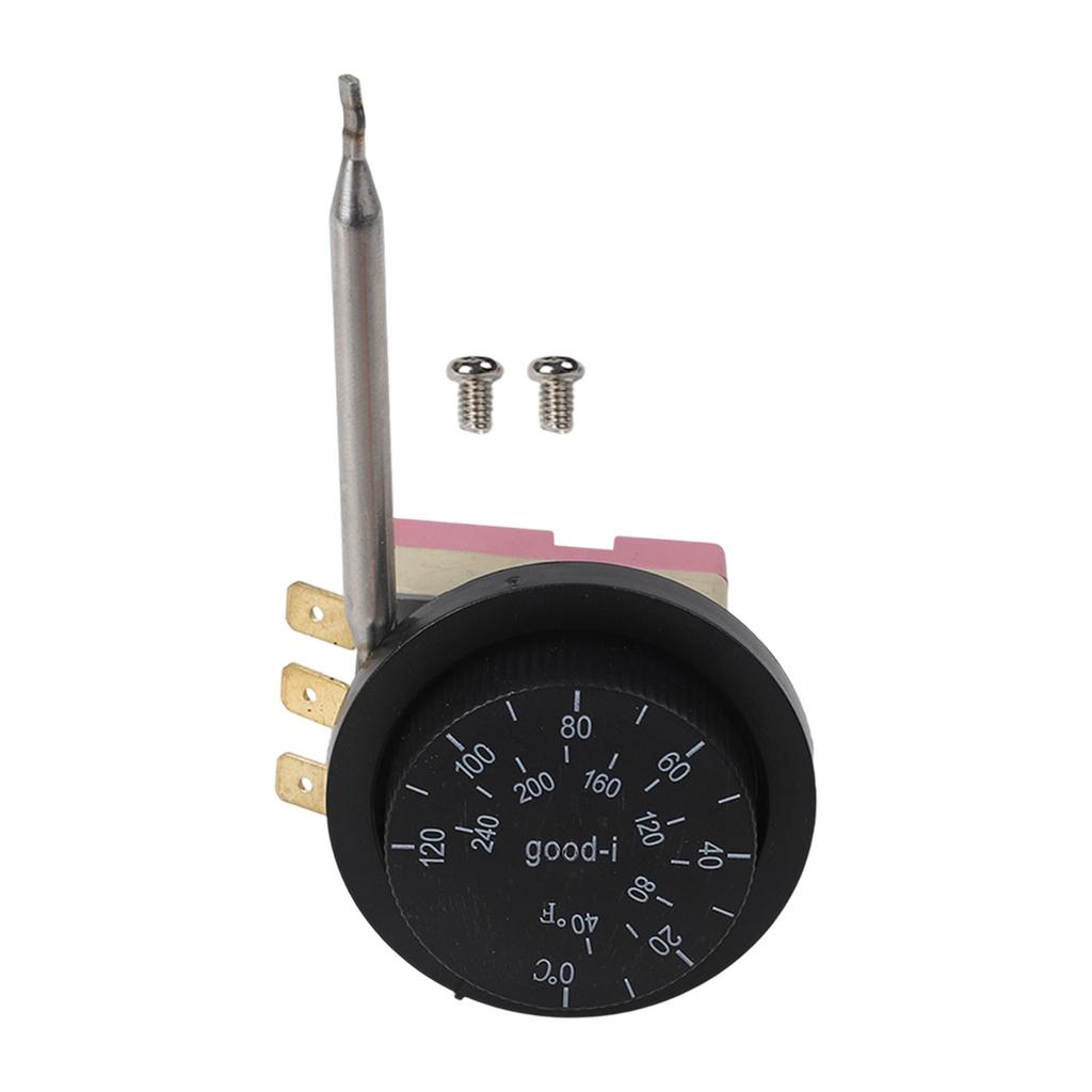 1x Switch Adjustable Steel And Plastic Thermostat Controller