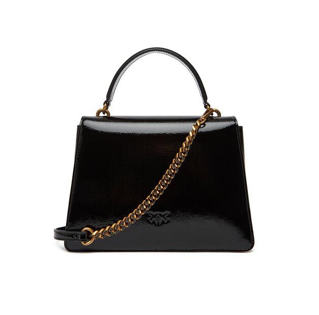 Bag PINKO Love One Top Handle Classic Light PE 25 PLTT 100066 A1UV Black