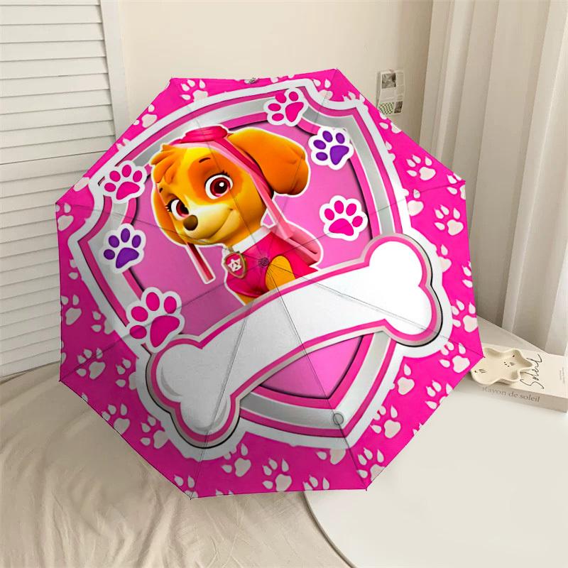 

1PC paw prints Umbrella-8-Rib Reinforced, Automatic Open, Lightweight & Durable, Cute Fashion Accessory for Outdoor-W9303