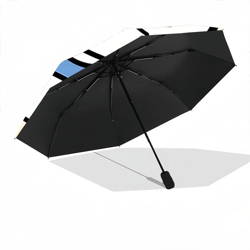 1pc Pochacco Automatic Folding Umbrella - Portable 3-Fold Design with 8-Bone Iron Frame, Perfect for Outdoor Use, Festive Gifts, Travel, Daily Use, Su