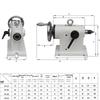 Four-Axis CNC Tailstock with Dividing Head