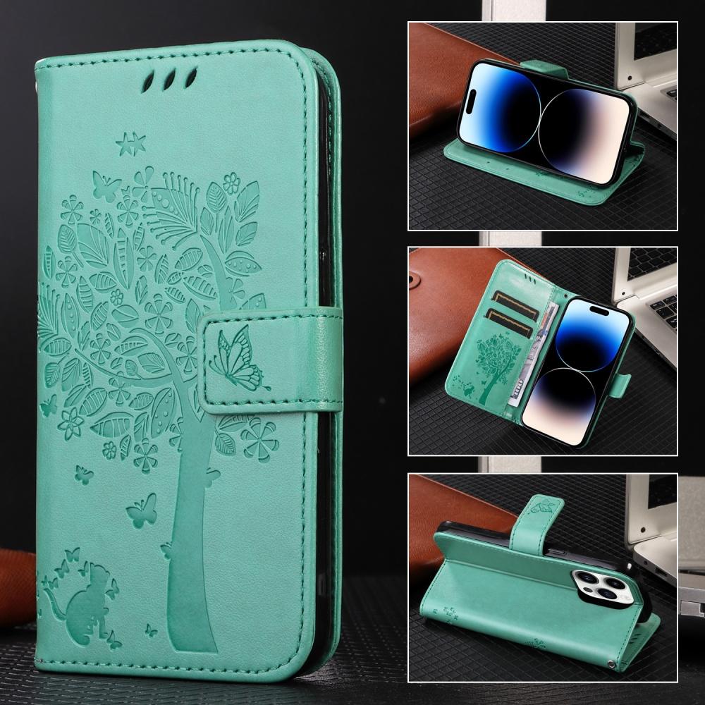 

Wallet Tree Embossing Flip Leather Flip Magnetic Phone Case For Huawei Honor 400 400 200 90 Pro 400 Lite 400 Smart Cover Honor 400