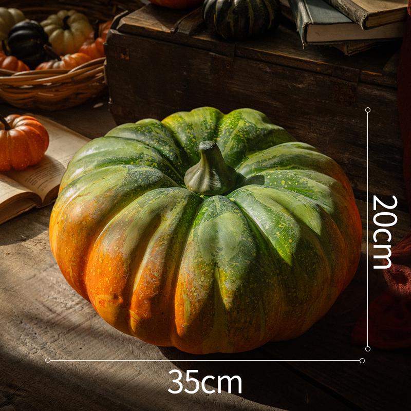 Artificial Pumpkin Ornaments: Farmhouse Harvest Festival Decor for Home & Supermarket