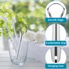 4/8Pcs Tongue Scraper Stainless Steel Oral Mouth Brush Tongue Scraper Reusable Fresh Breath Maker Wide Head Tongue Cleaner Tools