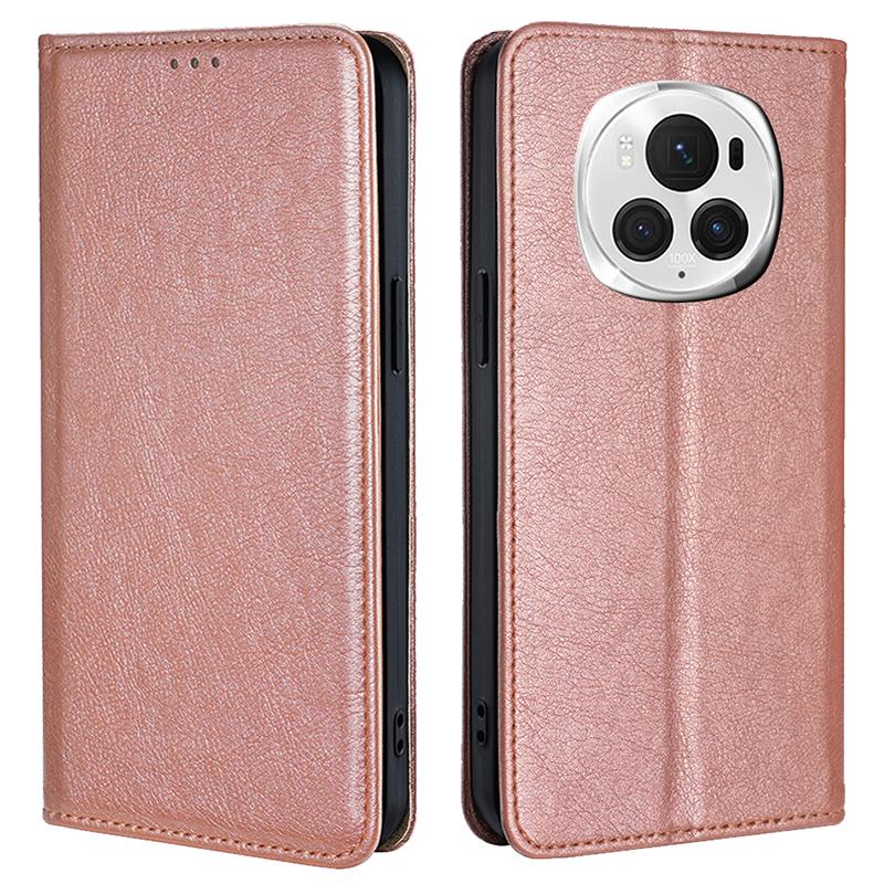 For Honor Magic6 Pro 5G Case Wallet PU Leather Phone Cover Magnetic Closing